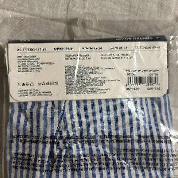 AE Men’s Classic Blue Stripe Stretch Boxer Short - Picture 9 of 9